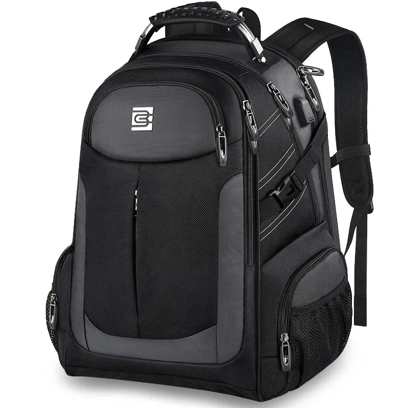 BruCal 17" Laptop Backpack - Waterproof Fashion Travel Bag for Men & Women
