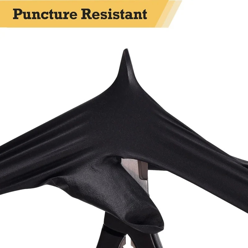 Canadian Shield Industrial Black Nitrile Gloves - Heavy-Duty Professional Protection