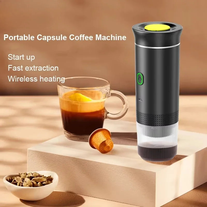 Xiaomi Youpin 3-in-1 Wireless Portable Espresso Coffee Machine - Travel Coffee Maker for Capsules & Ground Coffee