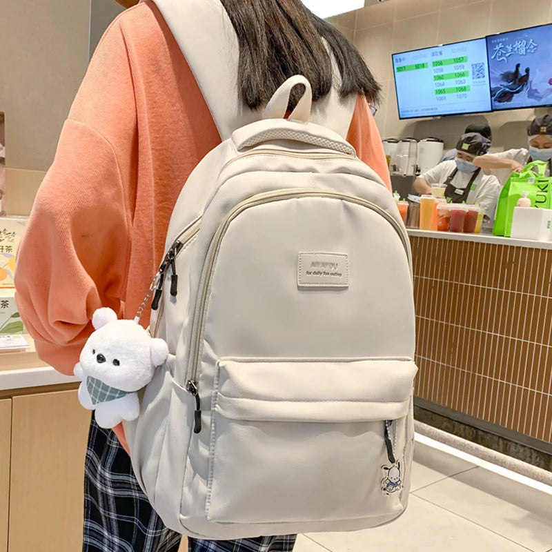 KawaiiTrend™ High-Capacity Laptop Backpack – Waterproof School Bag for Teens & Adults