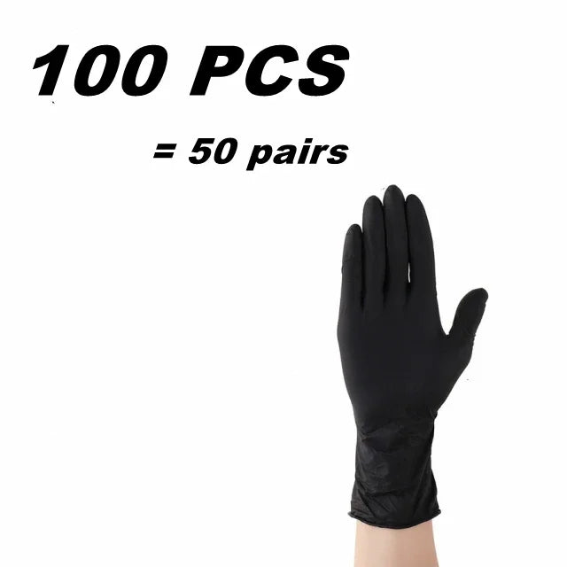 Canadian Shield Industrial Black Nitrile Gloves - Heavy-Duty Professional Protection