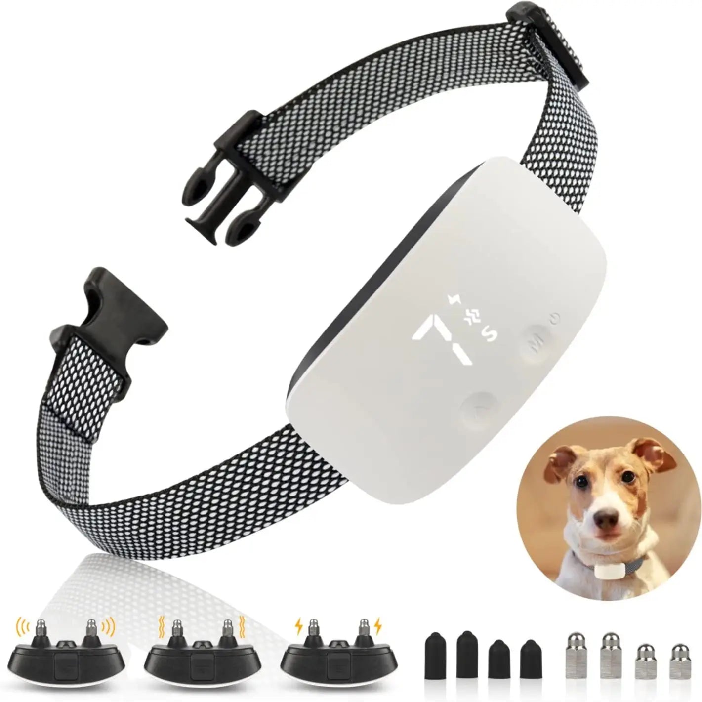 Automatic Anti Barking Dog Collar – Rechargeable, Waterproof & Smart Bark Stopper