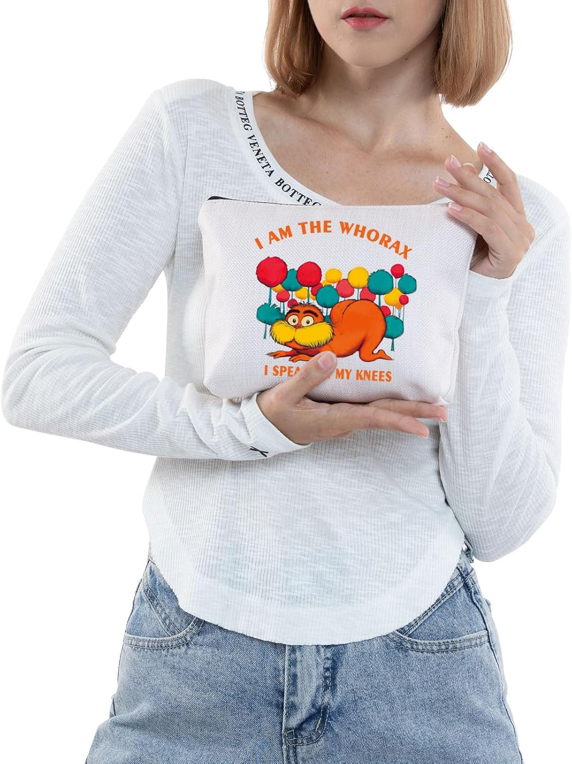 Book Lover Makeup Bag Book Character Gifts I Am the Whorax I Speak on My Knees Gifts, MY KNEES Mb, Fit