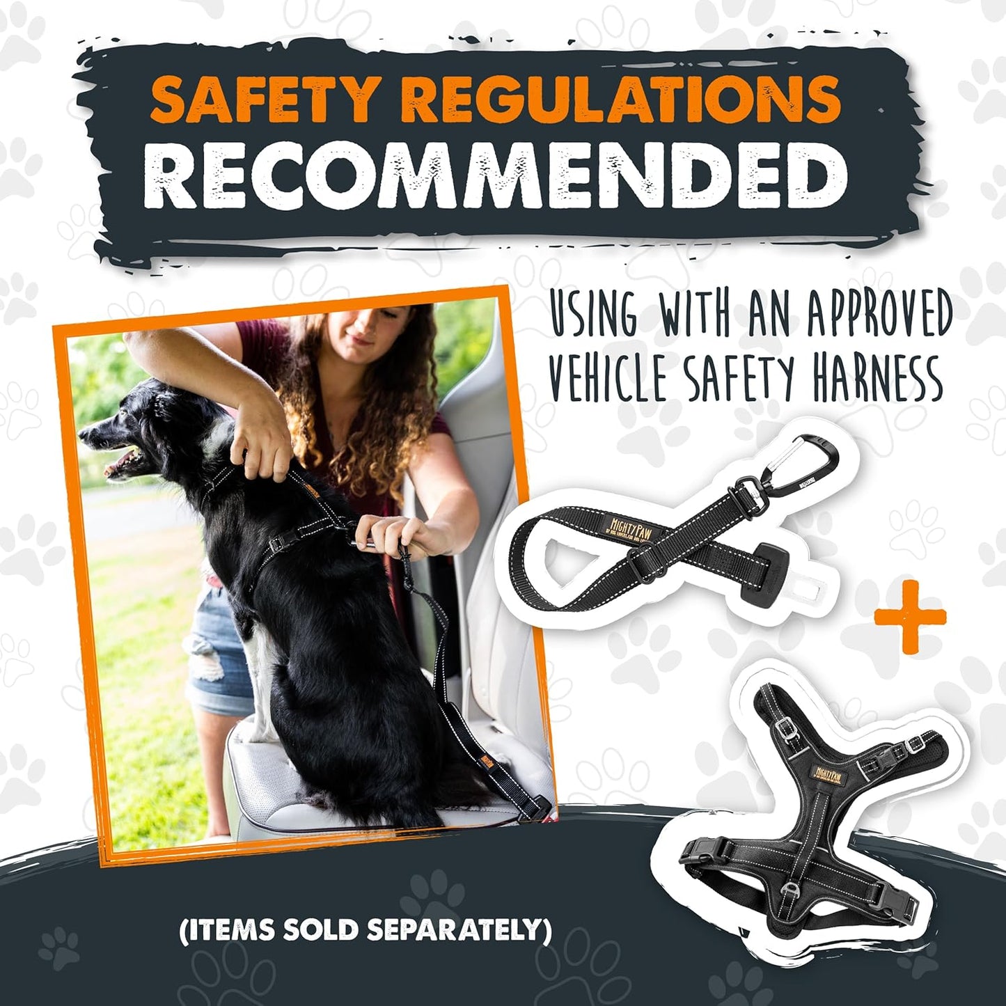 Dog Car Safety Belt | Dog Seatbelt Ensures Pet Protection While Driving - Seatbelt for Dogs for Car - Dog Vehicle Accessory - Dog Car Seat Belt Attachment - Car Leash Restraint System