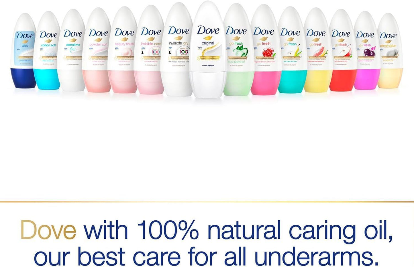 3X 50Ml Anti-Perspirant Roll-On Original