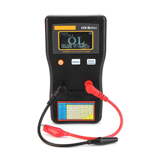 ESR Capacitance Meter, MESR-100 Auto Ranging in Circuit Tester for TV, LCD and Audio Board