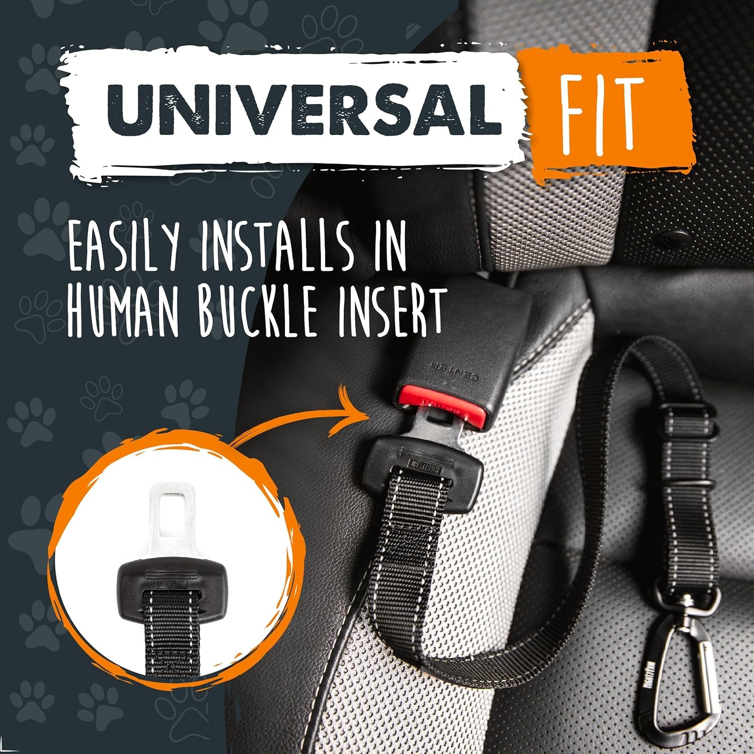 Dog Car Safety Belt | Dog Seatbelt Ensures Pet Protection While Driving - Seatbelt for Dogs for Car - Dog Vehicle Accessory - Dog Car Seat Belt Attachment - Car Leash Restraint System