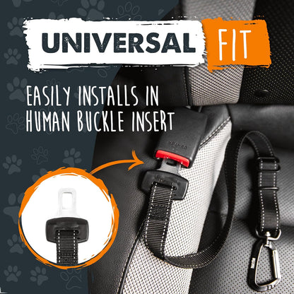 Dog Car Safety Belt | Dog Seatbelt Ensures Pet Protection While Driving - Seatbelt for Dogs for Car - Dog Vehicle Accessory - Dog Car Seat Belt Attachment - Car Leash Restraint System