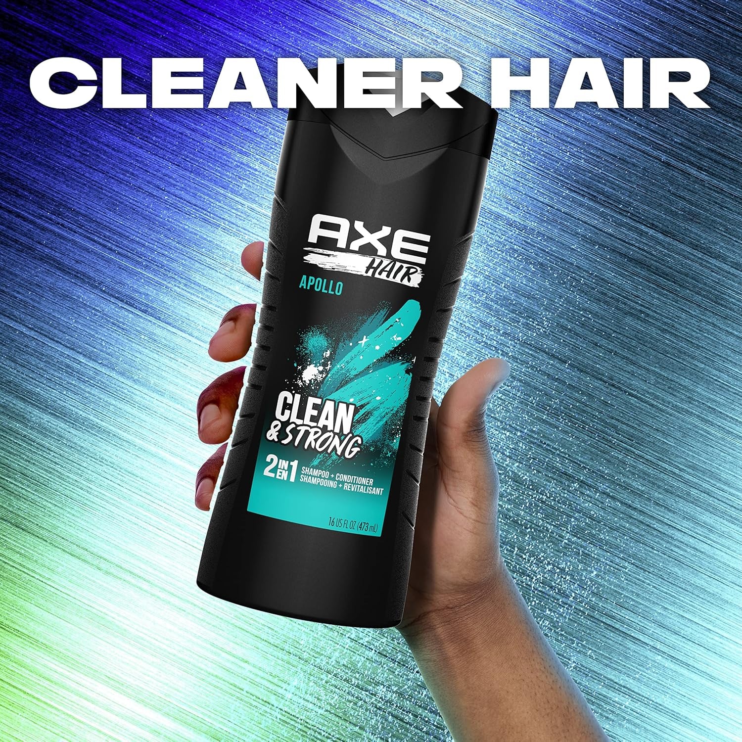 2 in 1 Shampoo for Clean & Strong Hair Apollo Sage & Cedarwood Men'S Shampoo & Conditioner in a 100% Recycled Bottle 473 Ml
