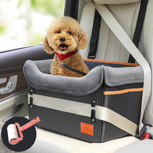 Petsport Dog Car Seat - Harness Booster Seat with Memory Foam, Waterproof for Small Dogs