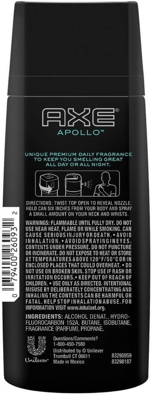 Deodorant Bodyspray, Apollo 4 Oz by  (Pack of 3)