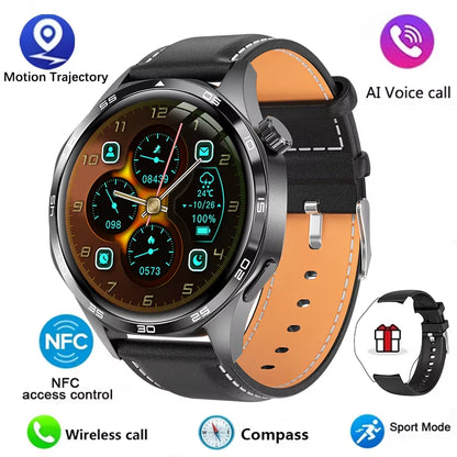 GT5 PRO Smart Watch Men Watch 5 Pro AMOLED HD Screen Bluetooth Call GPS Trajectory NFC Heart Rate Compass Smartwatches 2024 New