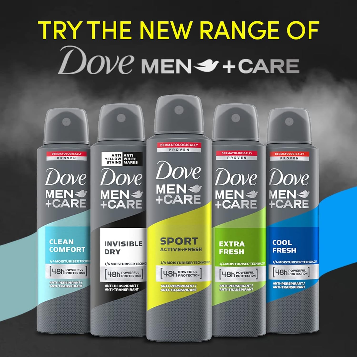 Men + Care Anti-Perspirant Spray 150Ml Sport Active + Fresh, 48Hr