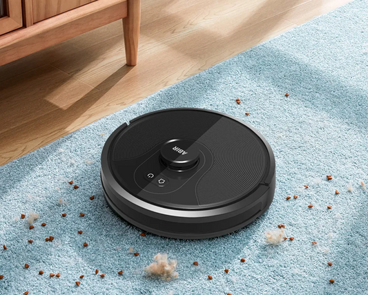 ABIR X8 Smart Laser Robot Vacuum - Multi-Floor Mapping with Zone Control & Restricted Area Technology