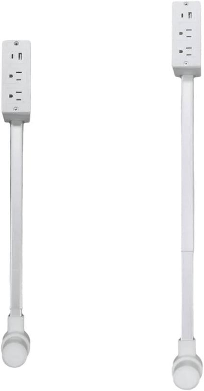 FlexReach Pro Outlet Extender - 4-in-1 Power Hub with Rotating Design