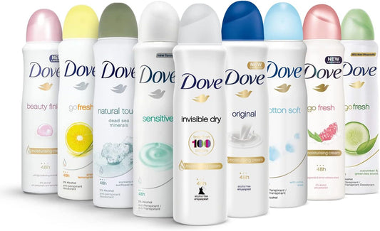 Antiperspirant Spray, International Version, 150 Ml (Pack of 10)