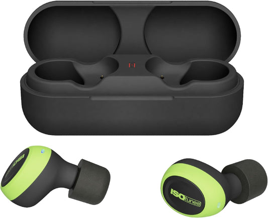Free 2.0 True Wireless Earbuds: Improved 25 Db Noise Reduction Rating, 21 Hour Total Battery Life, Noise Cancelling Mic, OSHA Compliant Bluetooth Hearing Protector
