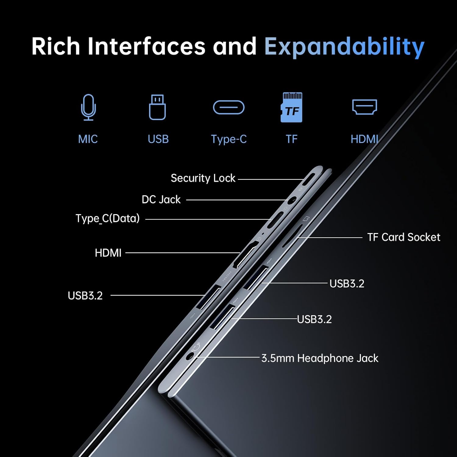15.6" Laptop Computer with Processor(Up to 3.6Ghz), 16GB RAM 512GB SSD Laptop, Windows 11 Pro Traditional Laptops with FHD Screen, Webcam, Light&Thin, HDMI, Type-C, USB3.2