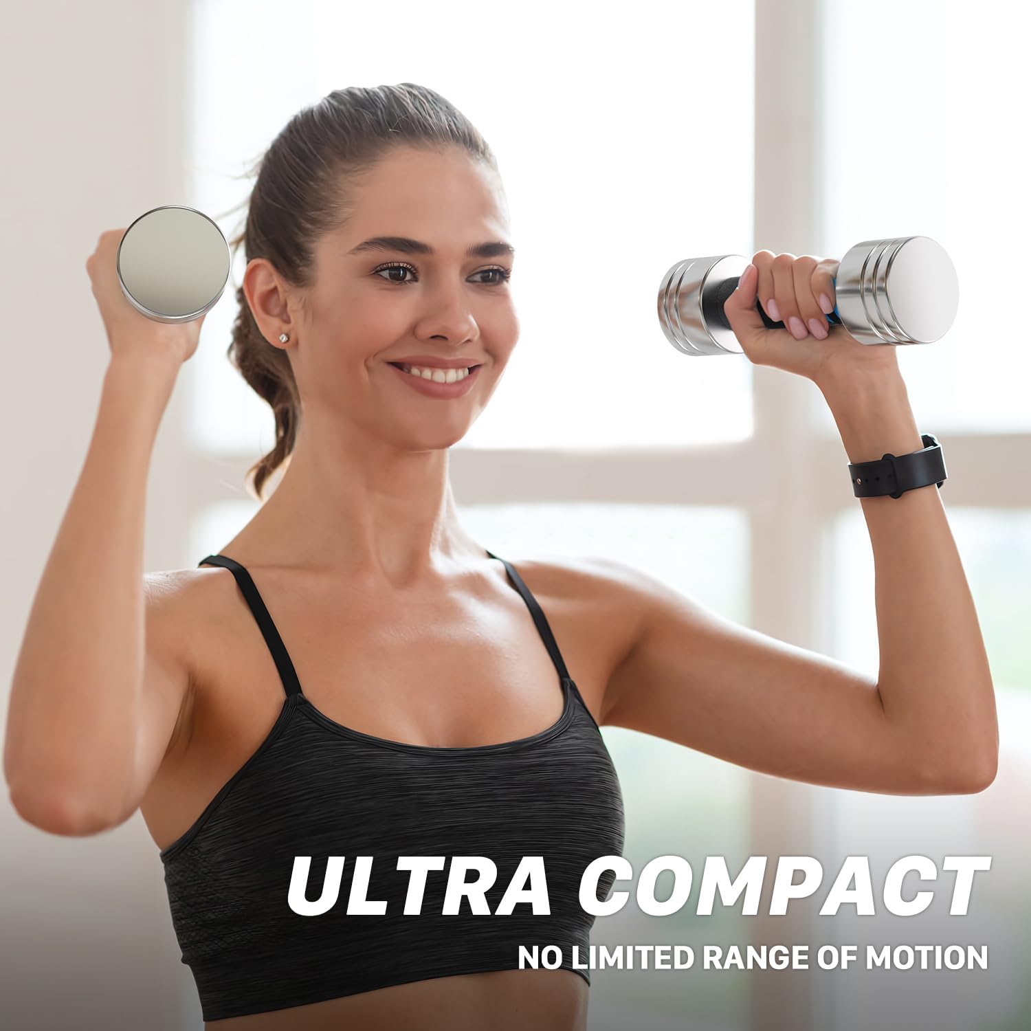 Steel Dumbbells – Ultracompact & Adjustable Chrome Dumbbells