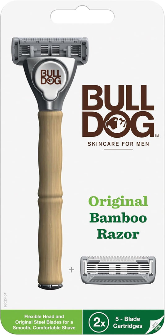 Mens Skincare and Grooming Original Razors for Men with 2 Razor Blade Refills