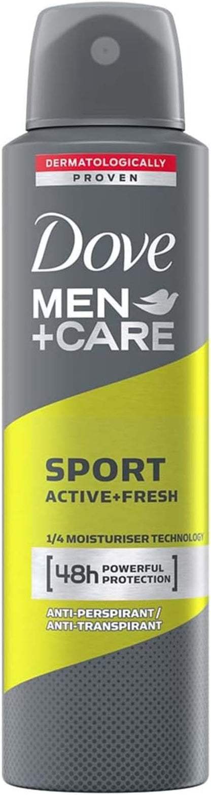 Men + Care Anti-Perspirant Spray 150Ml Sport Active + Fresh, 48Hr