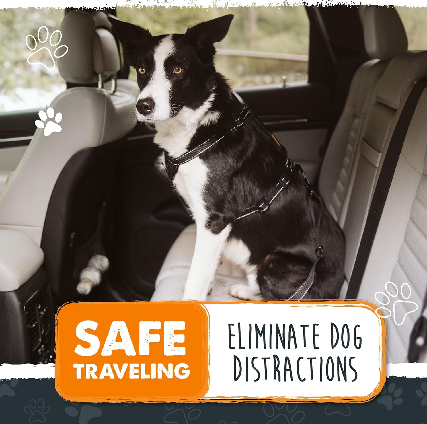 Dog Car Safety Belt | Dog Seatbelt Ensures Pet Protection While Driving - Seatbelt for Dogs for Car - Dog Vehicle Accessory - Dog Car Seat Belt Attachment - Car Leash Restraint System