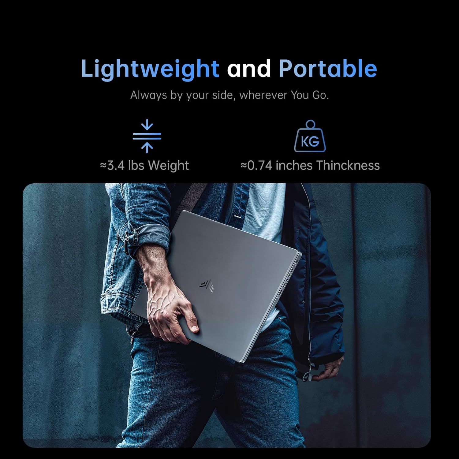 Laptop Computer Intel N97 Windows Laptop 15.6-In 16GB DDR4 512GB SSD Ordinateur Portable Numeric Keypad Wifi5 HDMI Type-C USB3.2 TRRS Webcam Office Laptops Student Laptops