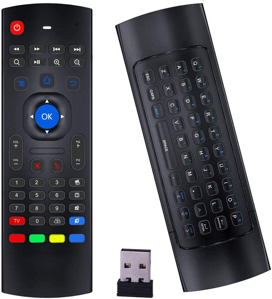 Air Mouse Remote,  MX3 Pro 2.4G Android Box Remote with Mini Wireless Keyboard,Compatible for Android Tv/Box/Projector/Iptv/Htpc/Window/Htpc/Mac OS