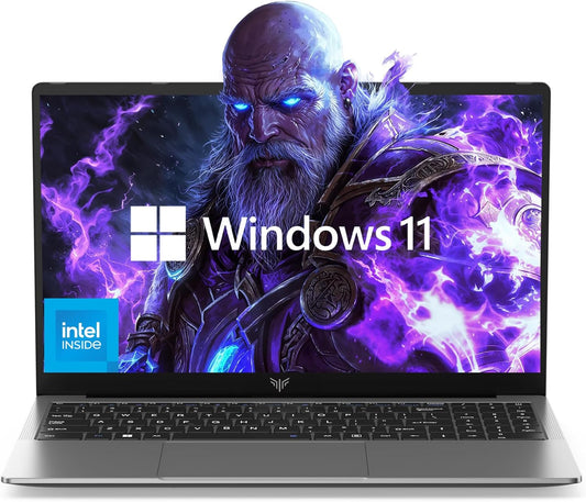 Laptop Computer Intel N97 Windows Laptop 15.6-In 16GB DDR4 512GB SSD Ordinateur Portable Numeric Keypad Wifi5 HDMI Type-C USB3.2 TRRS Webcam Office Laptops Student Laptops