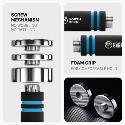 Steel Dumbbells – Ultracompact & Adjustable Chrome Dumbbells