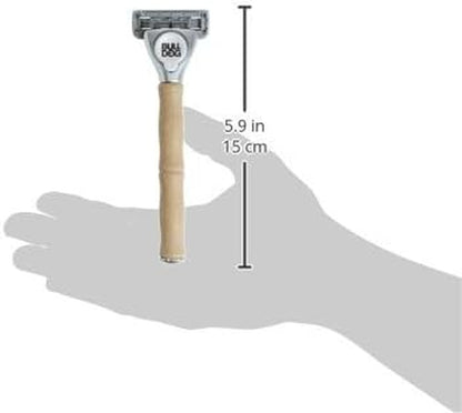 Mens Skincare and Grooming Original Razors for Men with 2 Razor Blade Refills