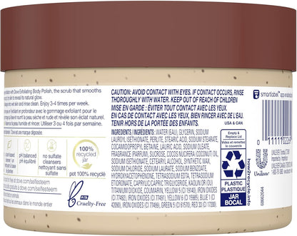 Exfoliating Body Polish for Silky Smooth Skin Brown Sugar & Coconut Butter Body Scrub Exfoliates & Restores Skin'S Natural Nutrients 298 G