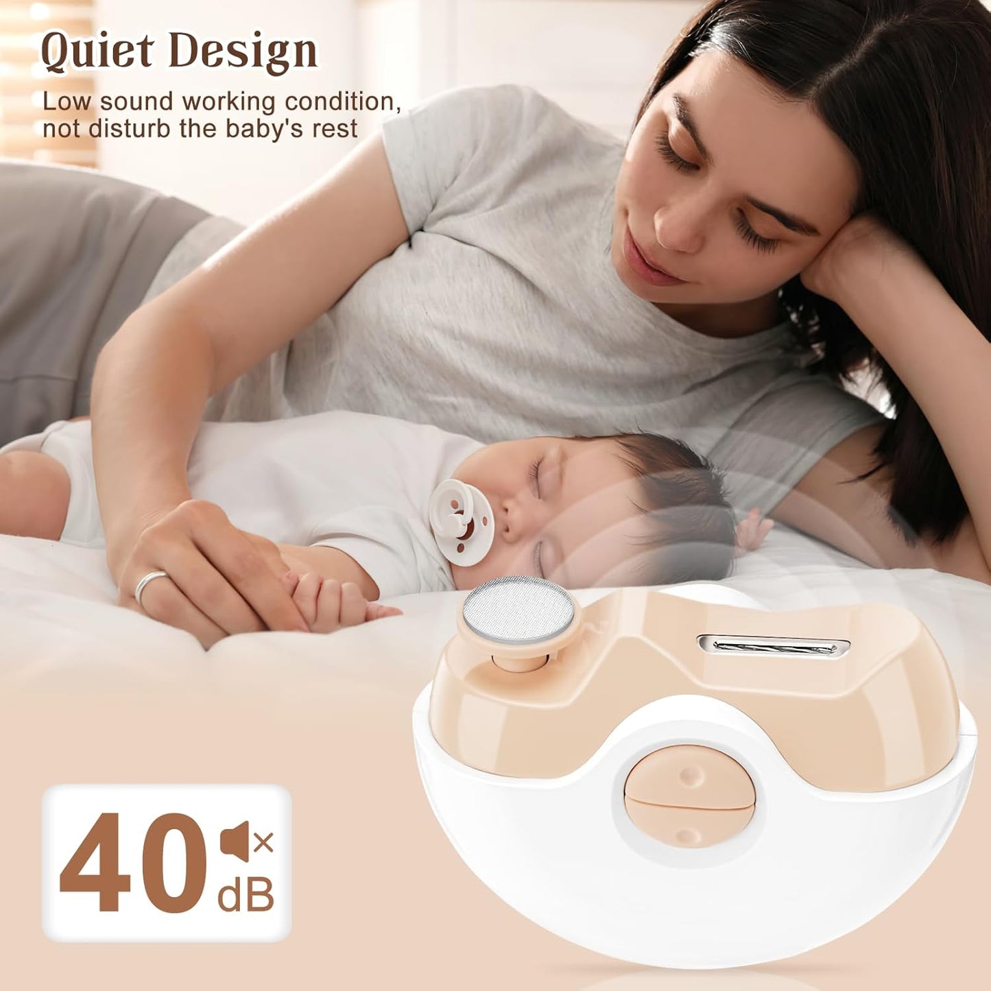 Electric Nail Clipper, 2 in 1 Fingernail Cutter and File, Automatic Nail Clippers with 2 Speeds and Nail Scraps Storage, USB Rechargeable Safety Fingernail Trimmer for Baby Kids Seniors Adult