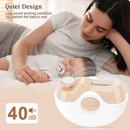 Electric Nail Clipper, 2 in 1 Fingernail Cutter and File, Automatic Nail Clippers with 2 Speeds and Nail Scraps Storage, USB Rechargeable Safety Fingernail Trimmer for Baby Kids Seniors Adult