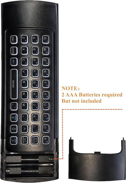 MX3 2.4G Air Remote Mouse Multifunctional with 7 Color Backlit Remote Control, Mini Wireless Keyboard & Infrared Remote Control Learning for Android TV Box, Projector, PC, Mac,Ps3,Pad,Xbox