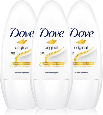 3X 50Ml  Anti-Perspirant Roll-On Original