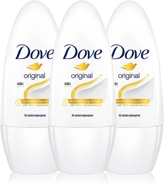 3X 50Ml  Anti-Perspirant Roll-On Original