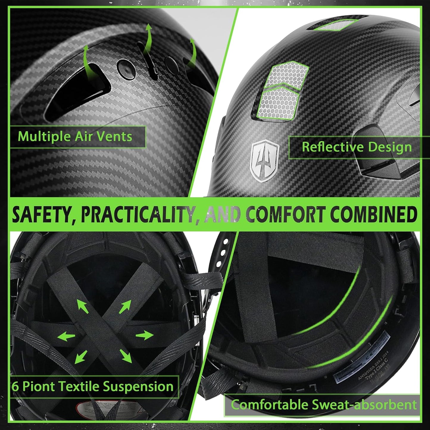 ConnectGuard Pro Safety Helmet - Bluetooth Ear Protection with Visor & Ventilation System