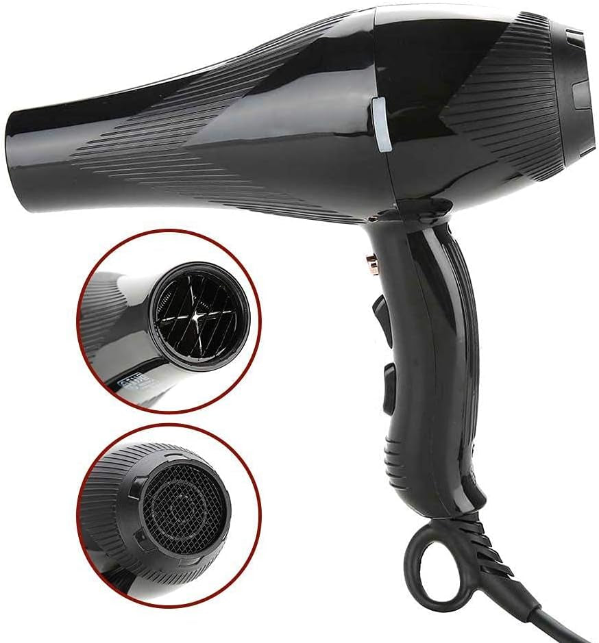 Hair Dryer with Diffuser 3000W, 3 Temperature Levels and 2 Speeds Hair Dryer Cold and Hot Air Blower Electric Hair Dryer