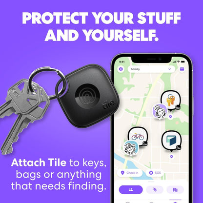 by Life360 Mate Bluetooth Tracker, Keys Finder and Item Locator for Keys, Bags and More. Phone Finder. Both Ios and Android Compatible. 1-Pack (Pink Punch)