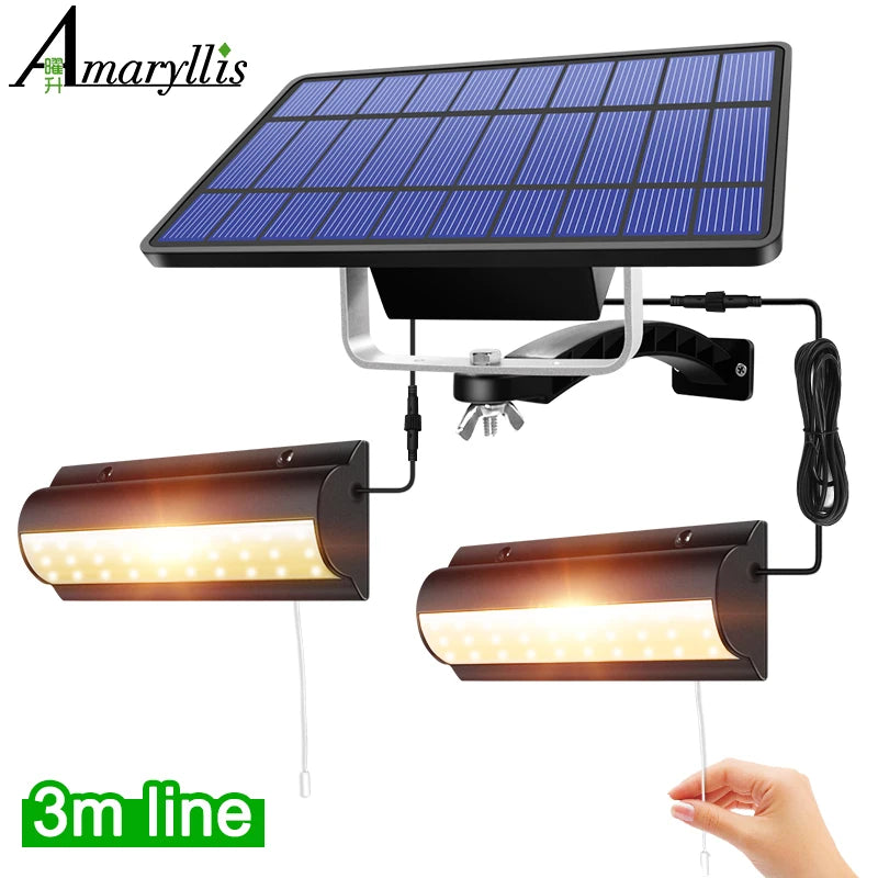 Canadian Jungle Solar Pendant Light - Upgraded Auto-Sensing Indoor/Outdoor Illumination
