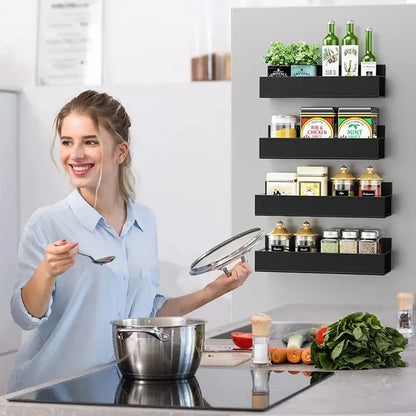 Magnetic Fridge Shelf - Space-Saving Kitchen Organizer Rack