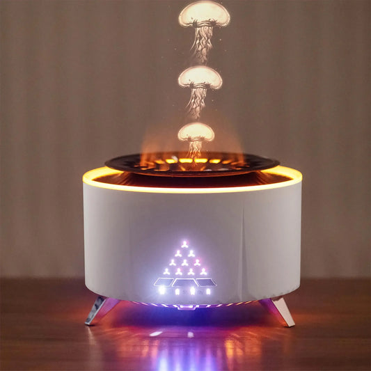 Jellyfish Essential Oil Diffuser - 350ML Cool Mist Aromatherapy Humidifier for Large Rooms