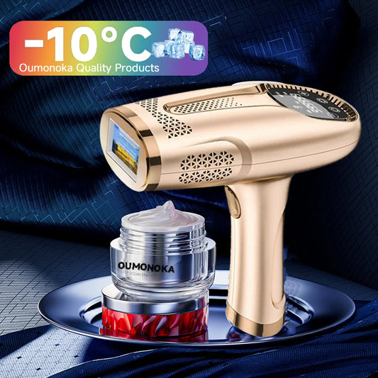 All-in-One IPL Laser Hair Removal & Grooming Device – Permanent Epilator, Shaver & Hair Straightener