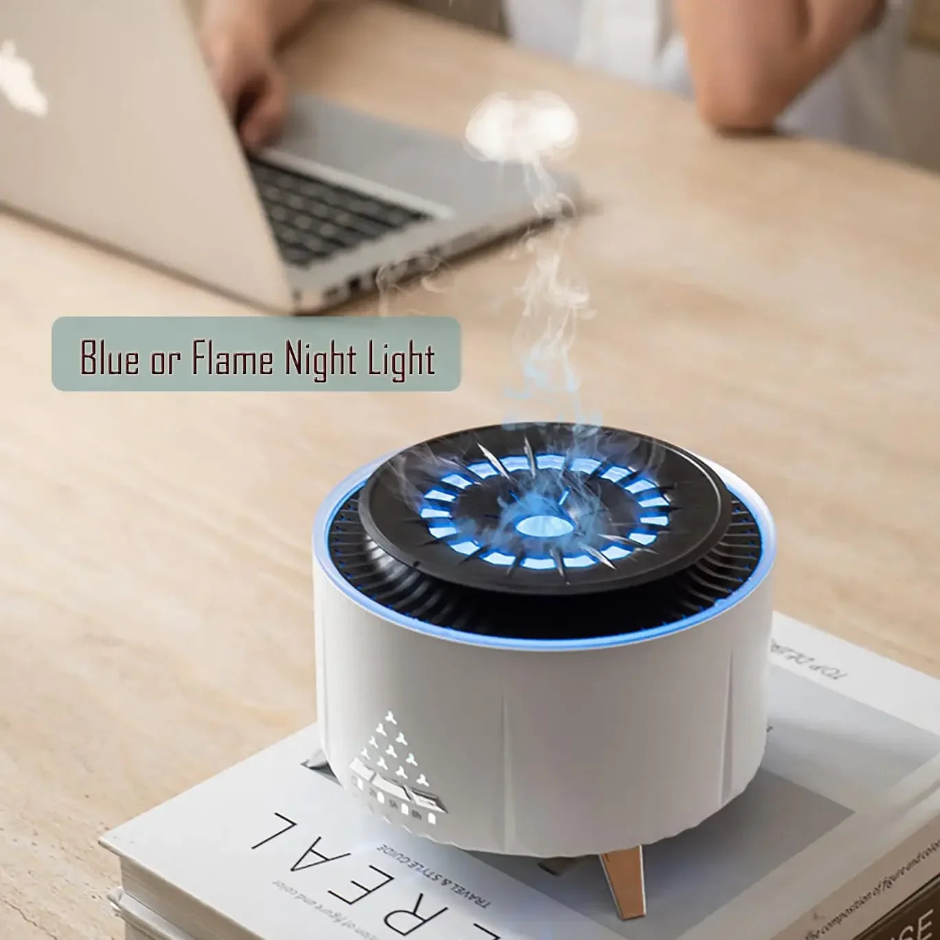 Jellyfish Essential Oil Diffuser - 350ML Cool Mist Aromatherapy Humidifier for Large Rooms