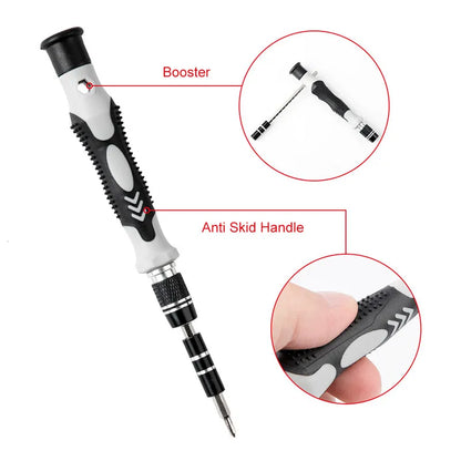 115-in-1 Precision Magnetic Screwdriver Set - Multi-Tool Kit with 98 Bits for Computer & Phone Repair