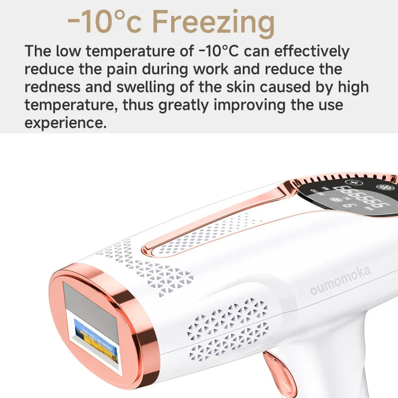 All-in-One IPL Laser Hair Removal & Grooming Device – Permanent Epilator, Shaver & Hair Straightener