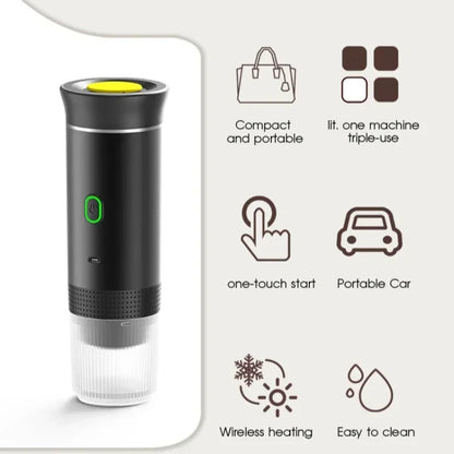 Xiaomi Youpin 3-in-1 Wireless Portable Espresso Coffee Machine - Travel Coffee Maker for Capsules & Ground Coffee