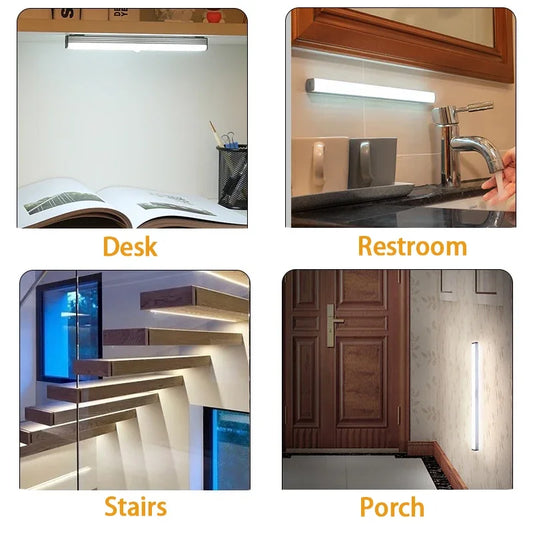 Canadian Jungle Motion-Activated LED Cabinet Light - USB-C Rechargeable Wireless Illumination
