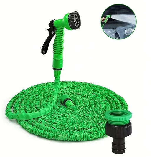  Expandable Magic Hose 25FT-200FT Lightweight Design Durable Materials W/ 7 Water Spraying Functions Hose Nozzle
